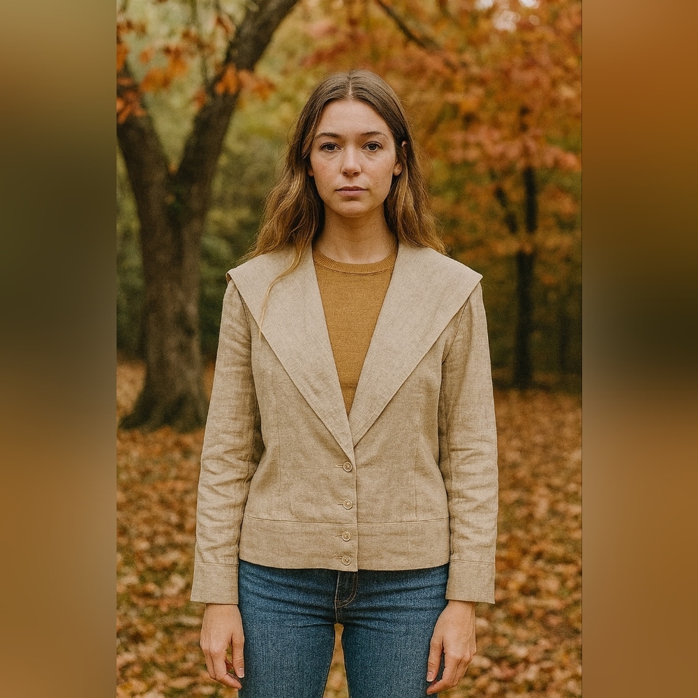 Giuseppe Vintage Structured Jacket Size 12 Tailored Blazer Style Coat Classic